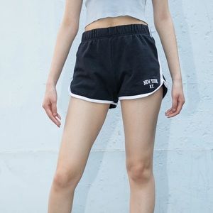 brandy melville new york sweat shorts !!